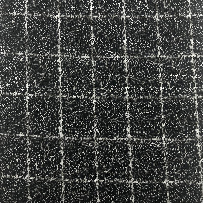 Rutigt prickmönster Stickade ulltyger för blazers 182808-1