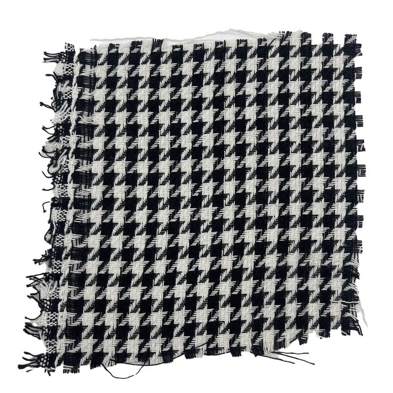 100 Polyester Houndstooth Fin textur vävda tyger för kläder 2138