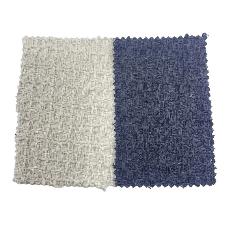 Präglade svartvita rutor ulltweedtyger för kappor 3786